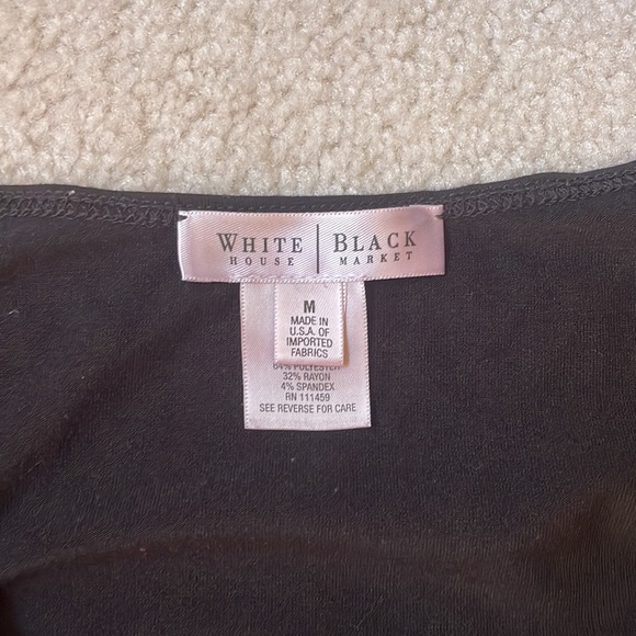 Black scoop neck blouse - Picture 4 of 5